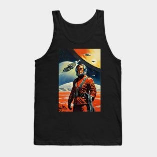 Soviet cosmonaut on mars Tank Top